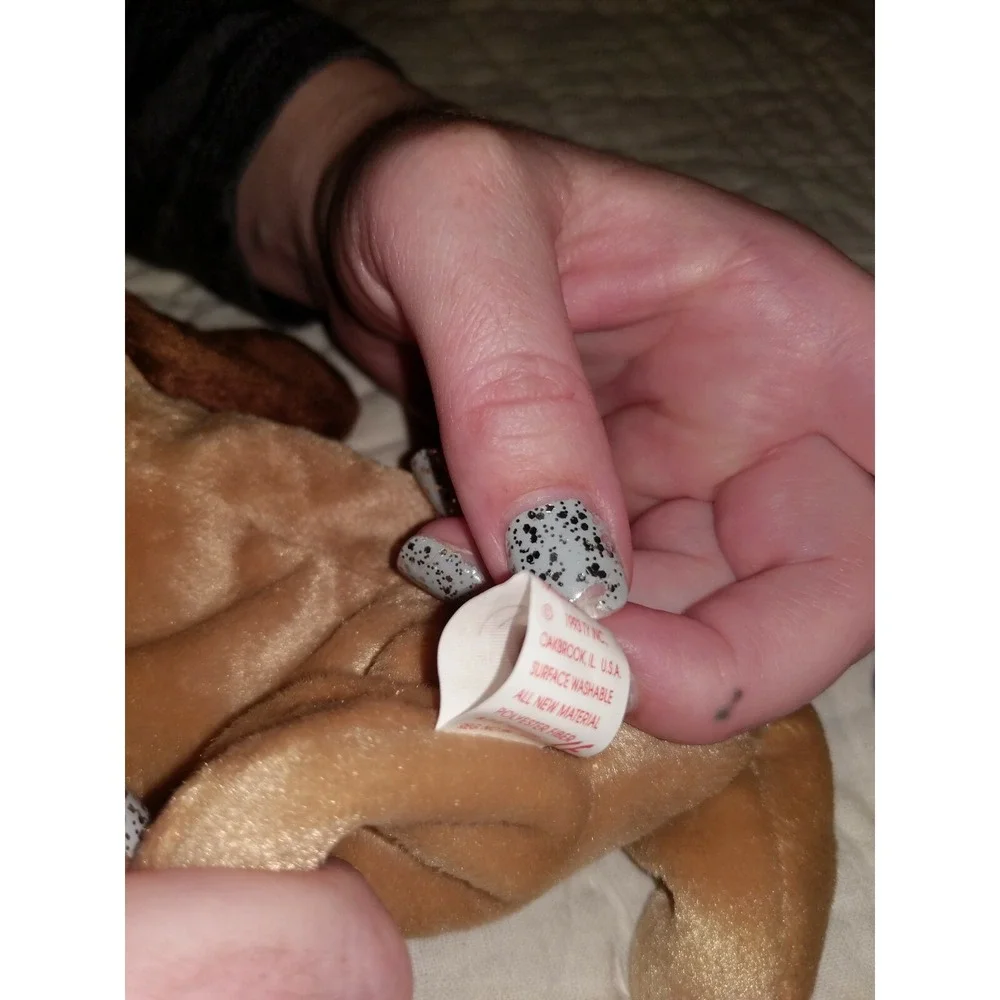 Bones‎ TY Beanie Baby Unique & Rare Mark